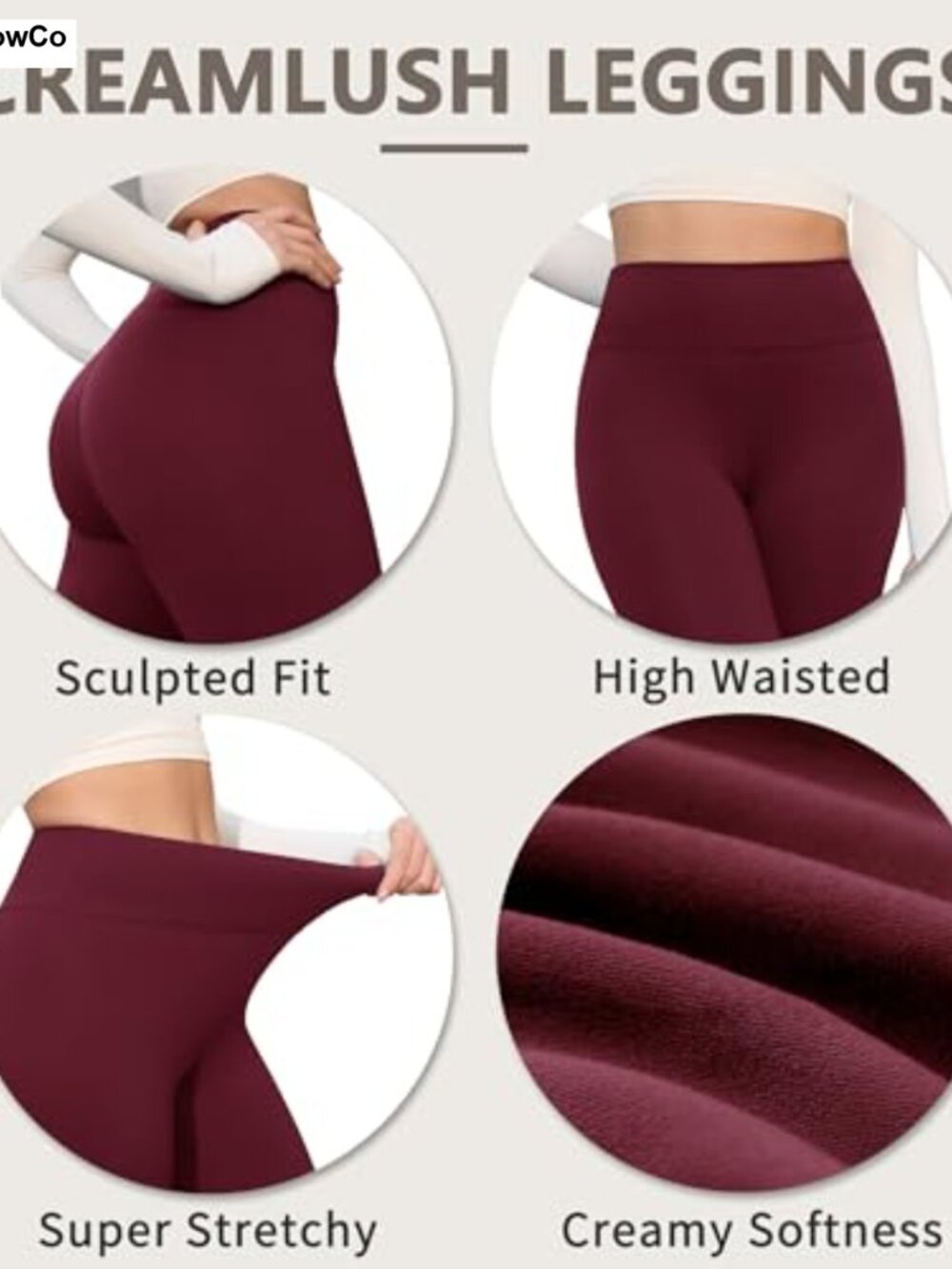 4 Pack Buttery Soft High Waisted Leggings Women Yoga Lounge Athletic Capri Full - Picture 5 of 6